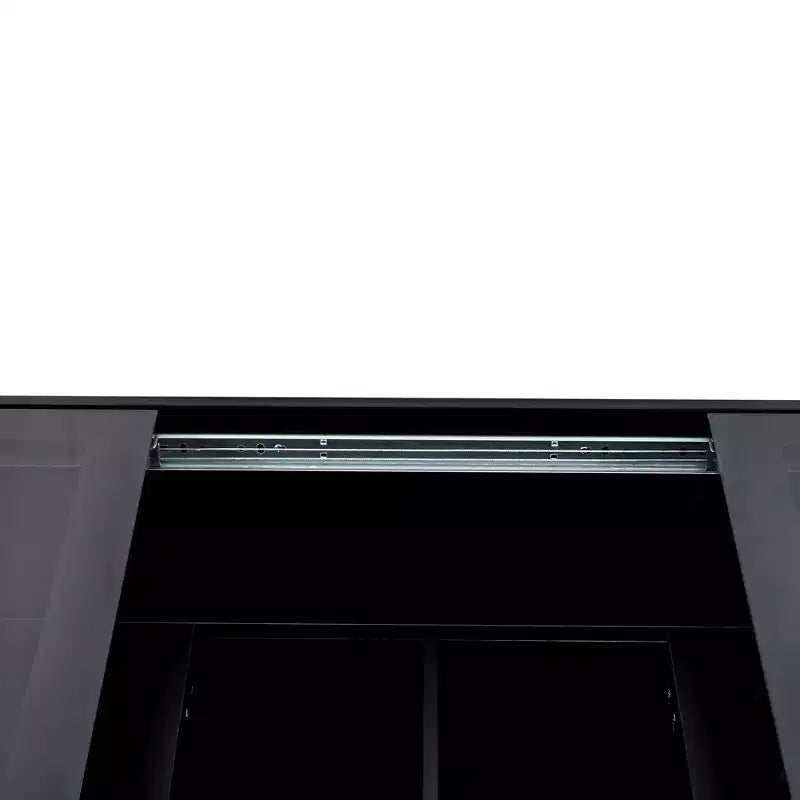 Tavolino da caffè contenitore rettangolare moderno con piano scorrevole