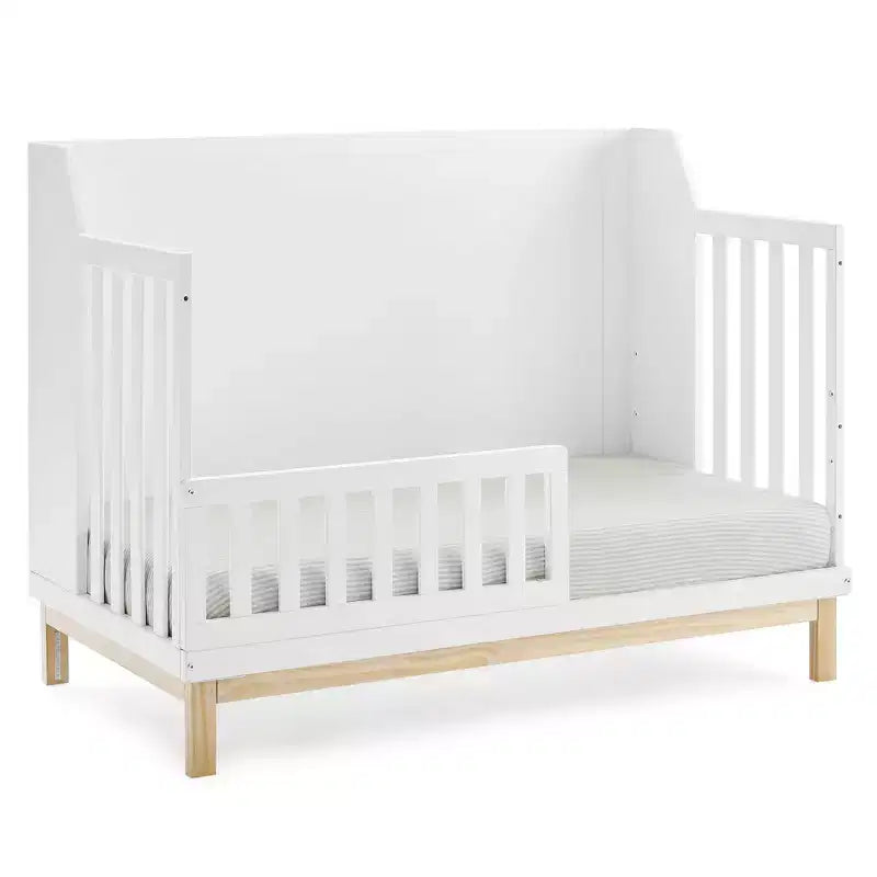 Sponda di protezione per letto per bambini, struttura in legno, 73,7 cm L x 27,9 cm H, per bambini di età superiore ai 2 anni