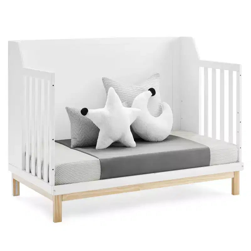 Sponda di protezione per letto per bambini, struttura in legno, 73,7 cm L x 27,9 cm H, per bambini di età superiore ai 2 anni