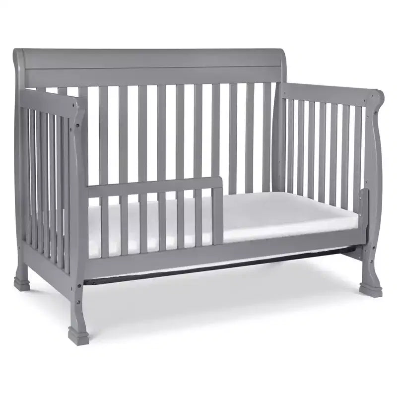 Culla Trasformabile 4 in 1, Legno di Pino Sostenibile, Certificata GREENGUARD Gold, Si Converte in Lettino per Bambini/Divanetto/Letto Matrimoniale