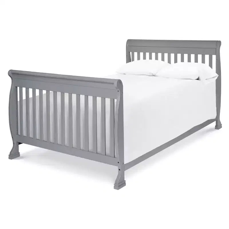 Culla Trasformabile 4 in 1, Legno di Pino Sostenibile, Certificata GREENGUARD Gold, Si Converte in Lettino per Bambini/Divanetto/Letto Matrimoniale