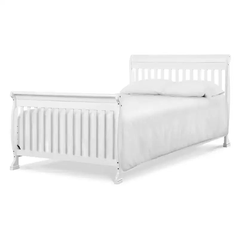 Culla Trasformabile 4 in 1, Legno di Pino Sostenibile, Certificata GREENGUARD Gold, Si Converte in Lettino per Bambini/Divanetto/Letto Matrimoniale