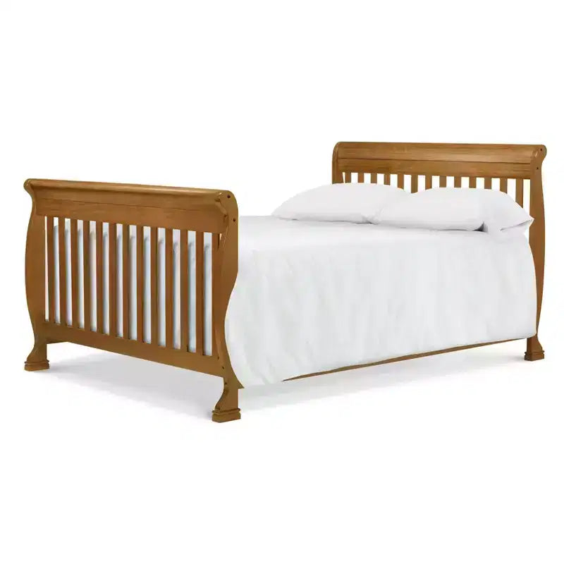 Culla Trasformabile 4 in 1, Legno di Pino Sostenibile, Certificata GREENGUARD Gold, Si Converte in Lettino per Bambini/Divanetto/Letto Matrimoniale