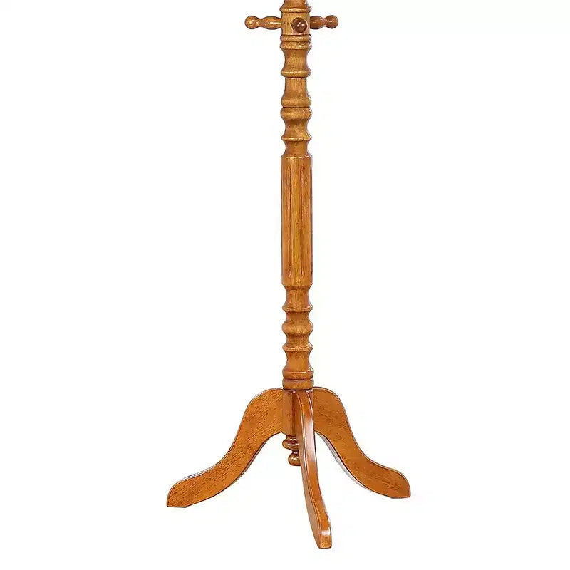 Appendiabiti da terra con 11 ganci, albero da ingresso in stile vintage, marrone, per ingresso, soggiorno o camera da letto