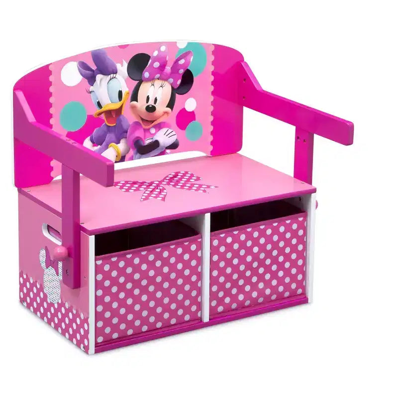 Panchina Attività 3-in-1 per Bambini con Contenitore
