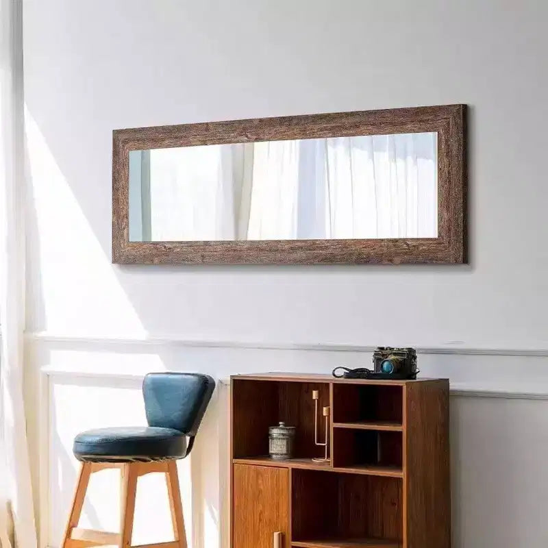 Specchio da parete a figura intera da 61 x 22 pollici con cornice ad arco