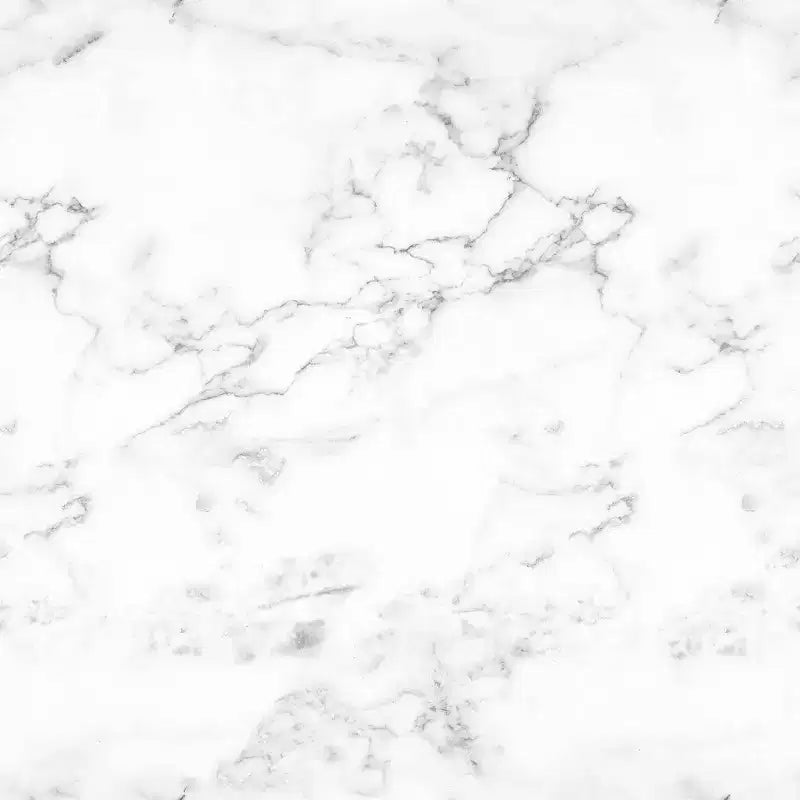 Tavolino Rotondo Effetto Marmo con Base in Metallo, per Soggiorno o Camera da Letto