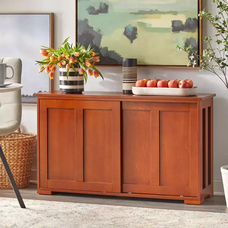Armadietto modulare impilabile con ante scorrevoli, 107 cm L x 63,5 cm H x 33 cm P