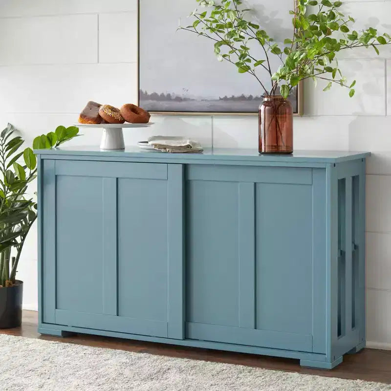 Armadietto modulare impilabile con ante scorrevoli, 107 cm L x 63,5 cm H x 33 cm P