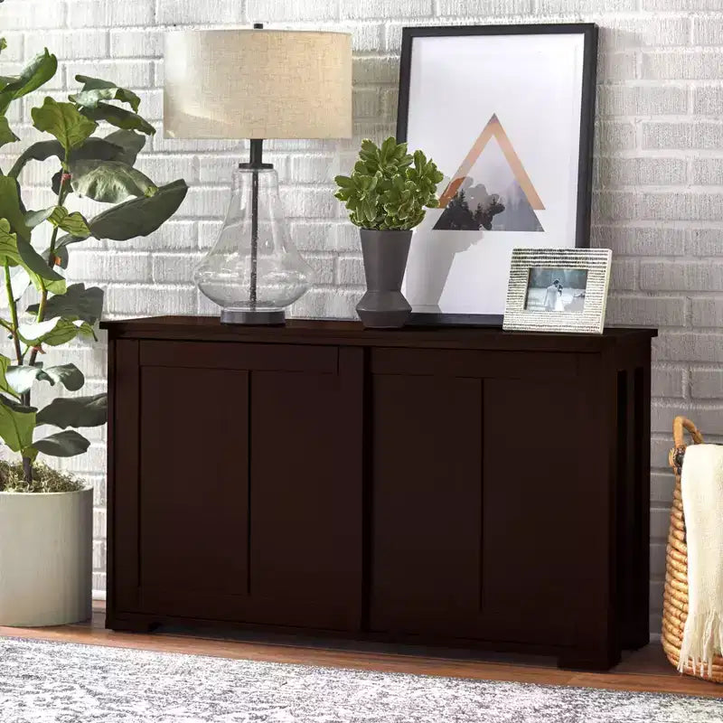 Armadietto modulare impilabile con ante scorrevoli, 107 cm L x 63,5 cm H x 33 cm P